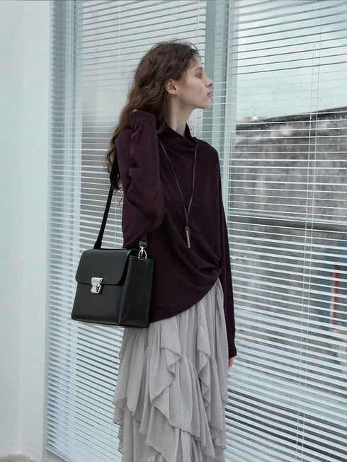 Zenya Wool Bat Pullover